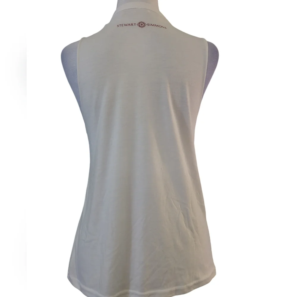 Crop top Game Day | State To Stewart Simmons size S missing tag color white/Red - Picture 3 of 4